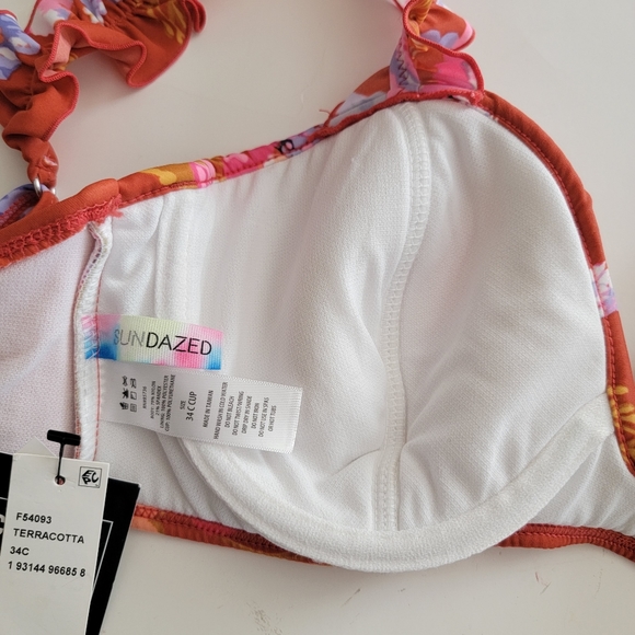 Sundazed Sky Ruffle Bikini Top - Picture 7 of 10